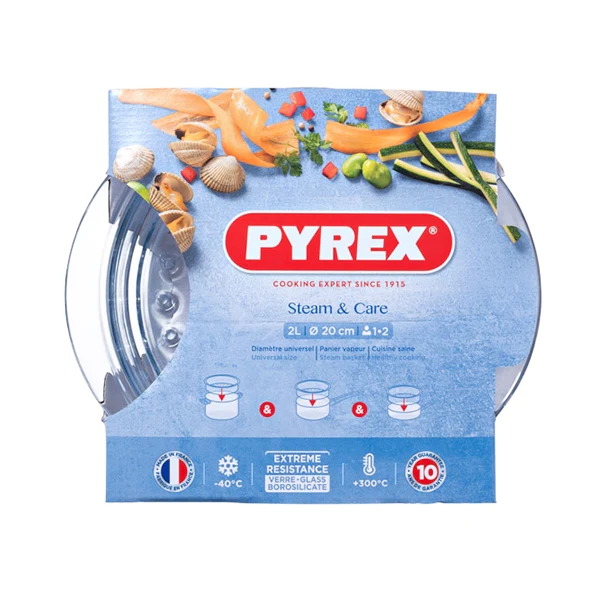 Panier vapeur en verre 24 cm Classic Pyrex Pyrex