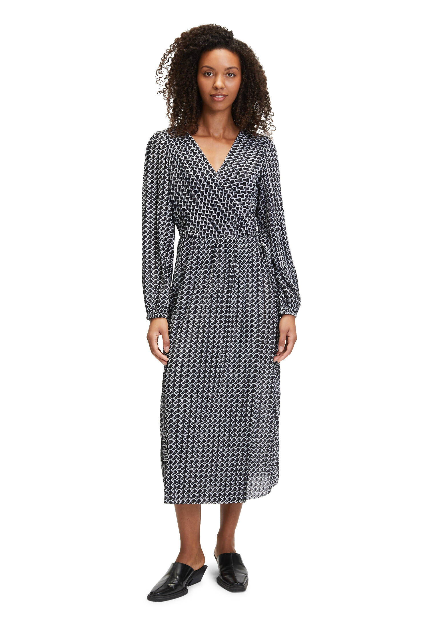 Betty Barclay| Damen Plisseekleid langarm