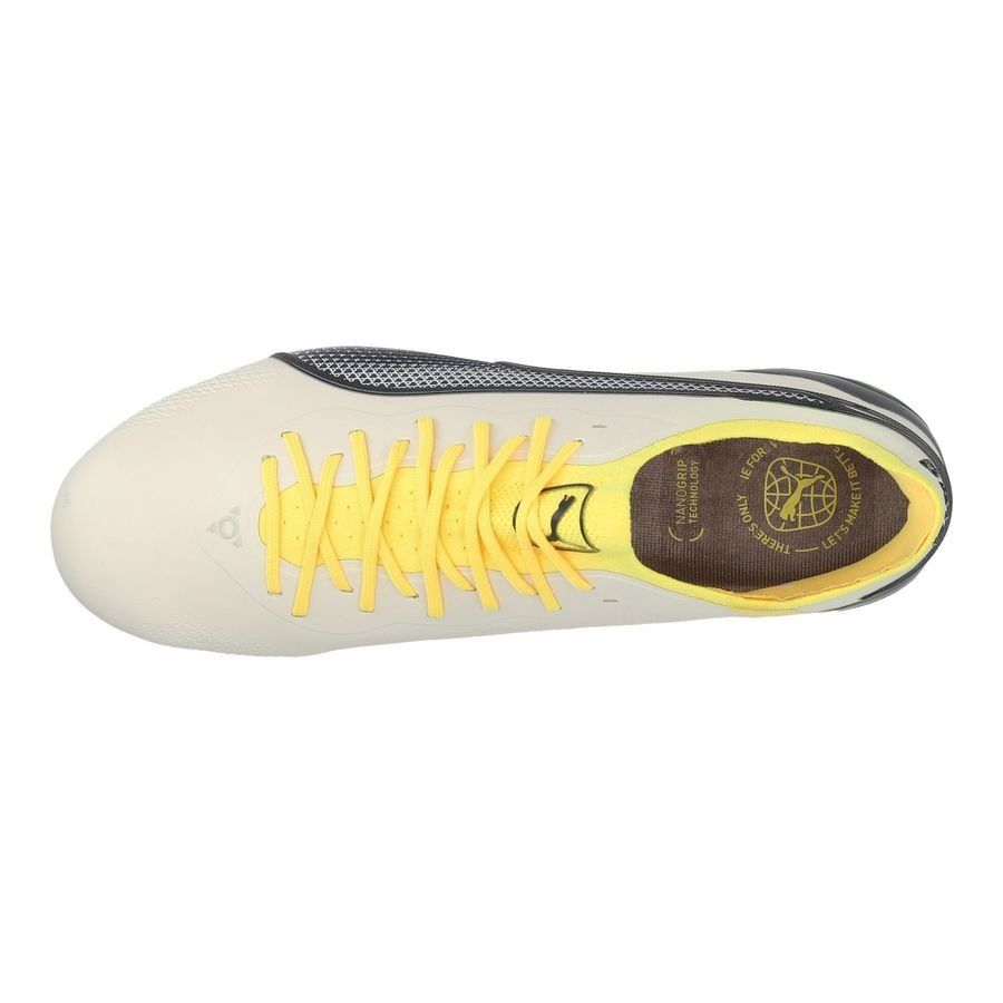 PUMA King Ultimate FG/AG Voltage - Alpine Snow/Gris/Yellow Blaze