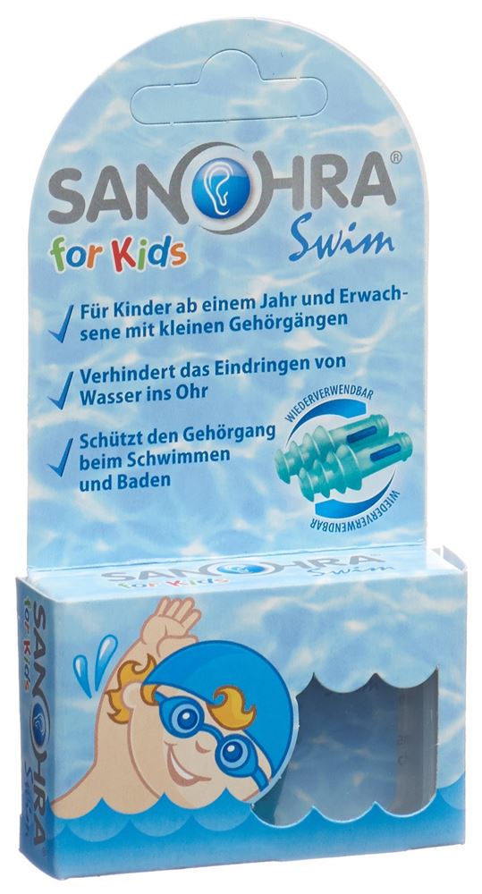 SANOHRA SWIM Ohrenstöpsel<br>2 Stück, Kinder