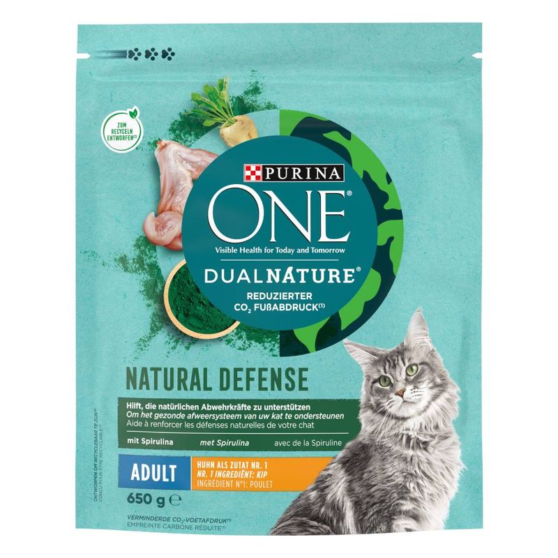PURINA ONE Dual Nature Adulte poulet, spiruline