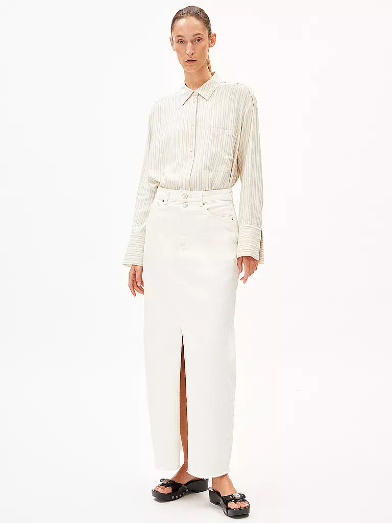 ARMEDANGELS Jeansrock KITAARI creme