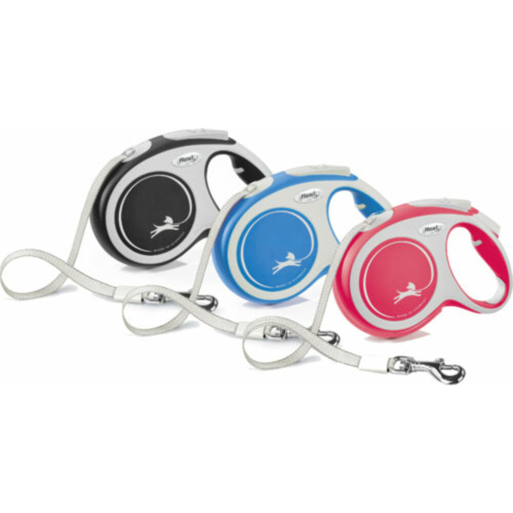 Flexi Rollijn New Comfort Tape 8 mtr tot 50 kg Rood