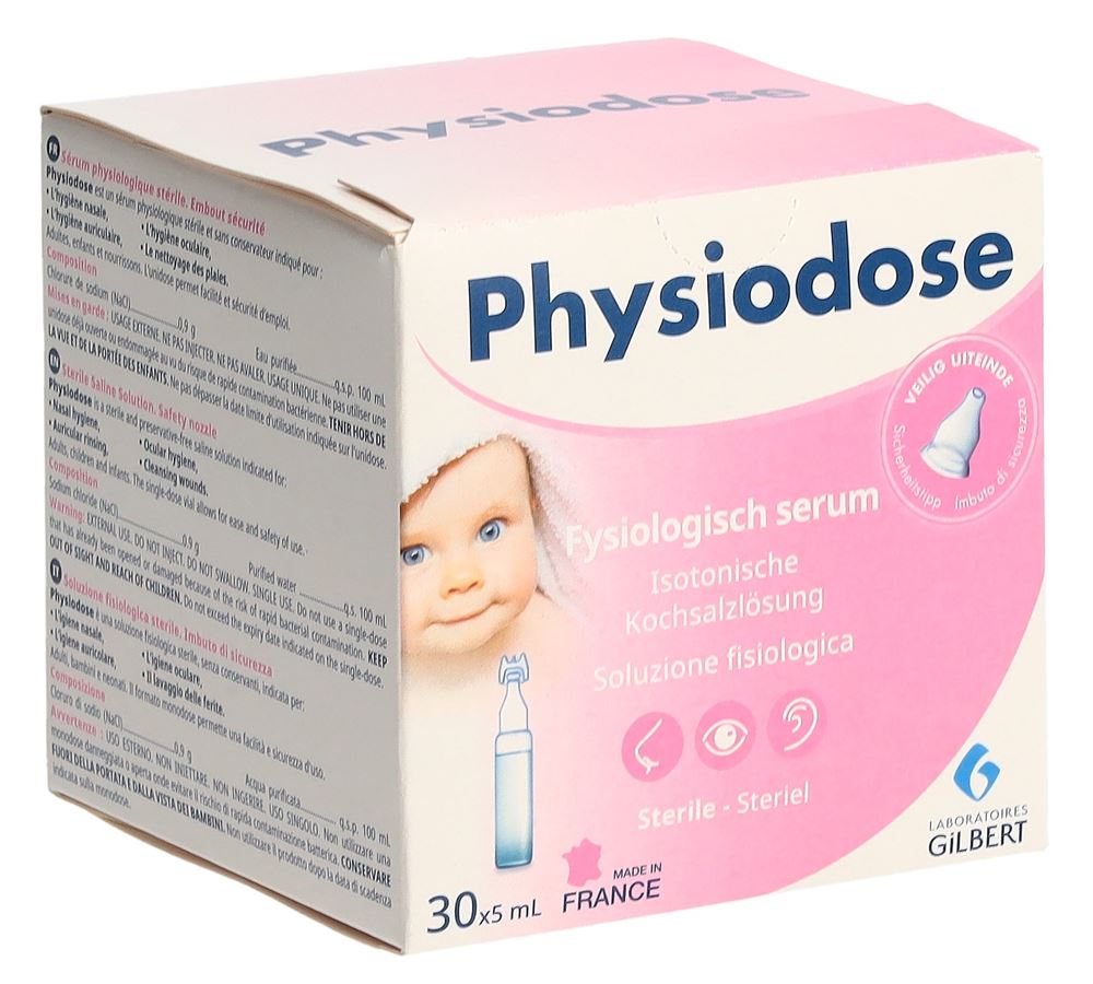 PHYSIODOSE physiologische Kochsalzlösung Lös steril Monodos 5 ml