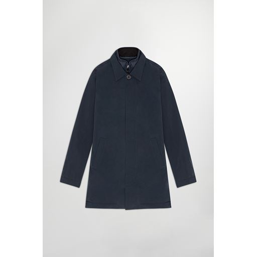 NN. 07 Blake Trenchcoat, Navy Blue, XXL