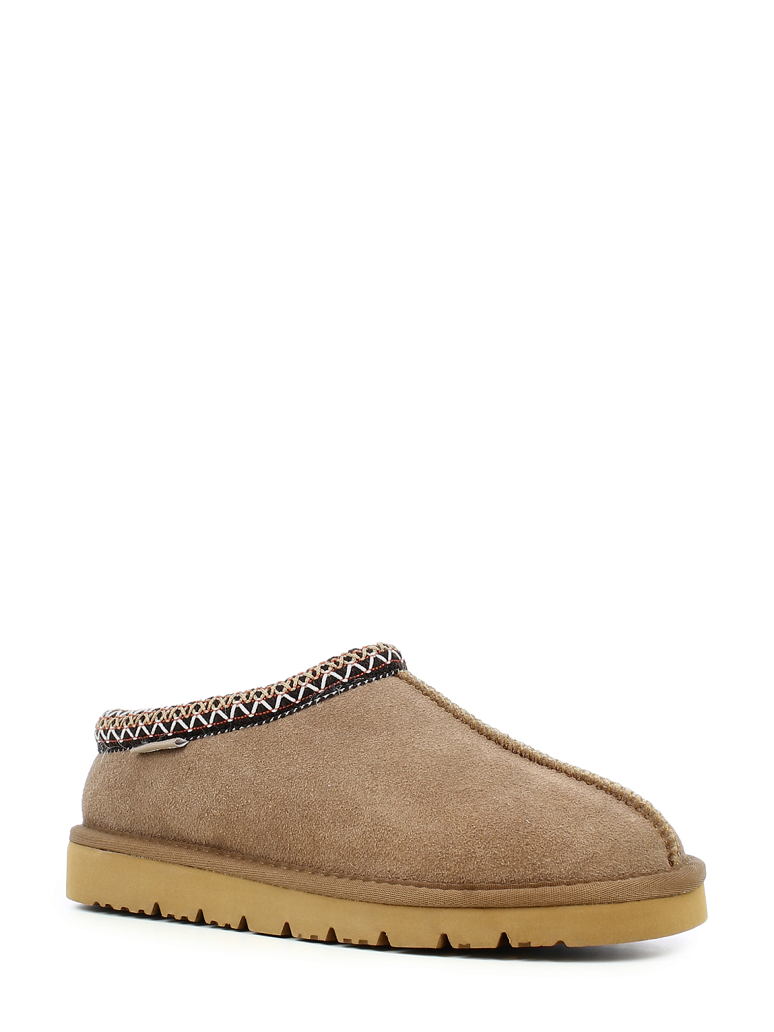 CPH Comfort Chestnut Suede Wool Slippers