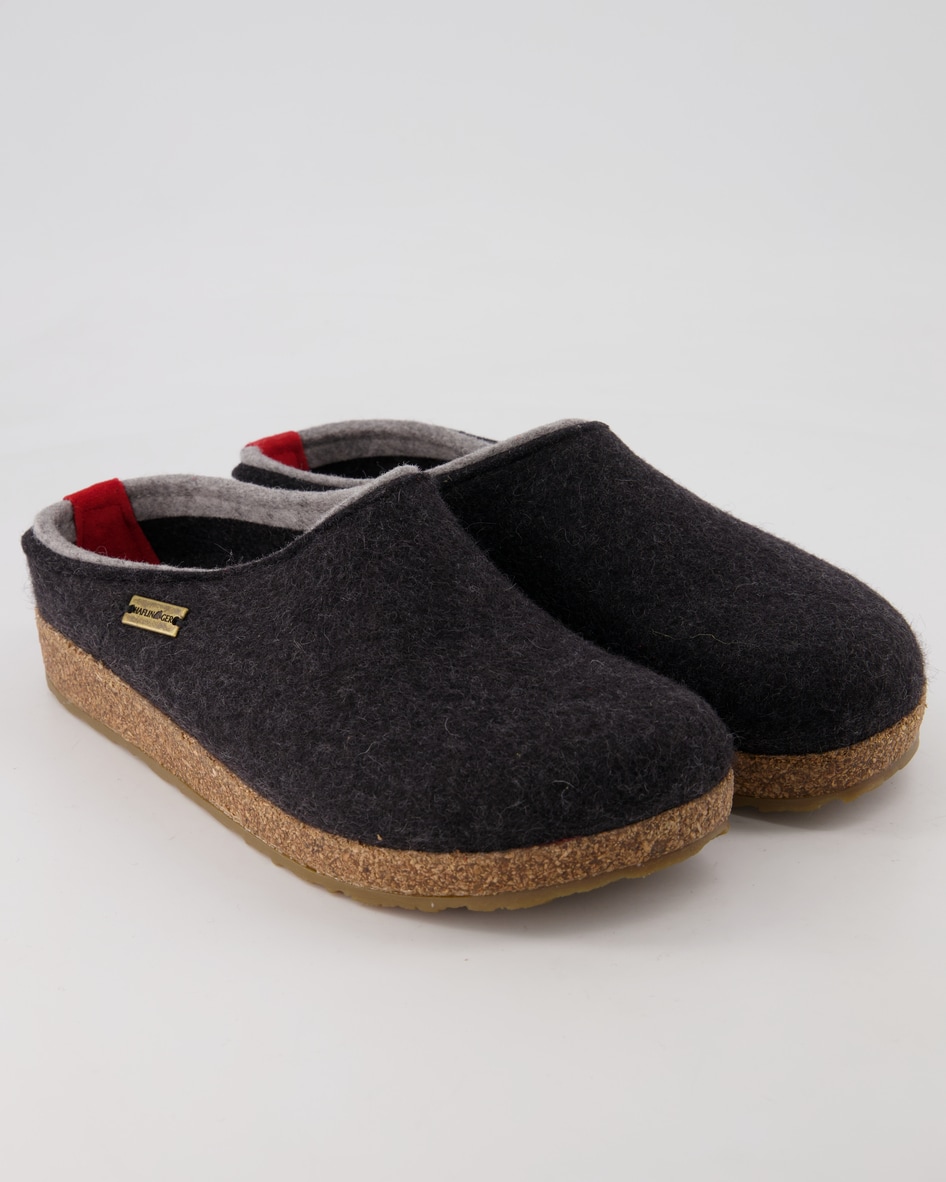 Haflinger Grizzly Kris Hausschuhe in Grau