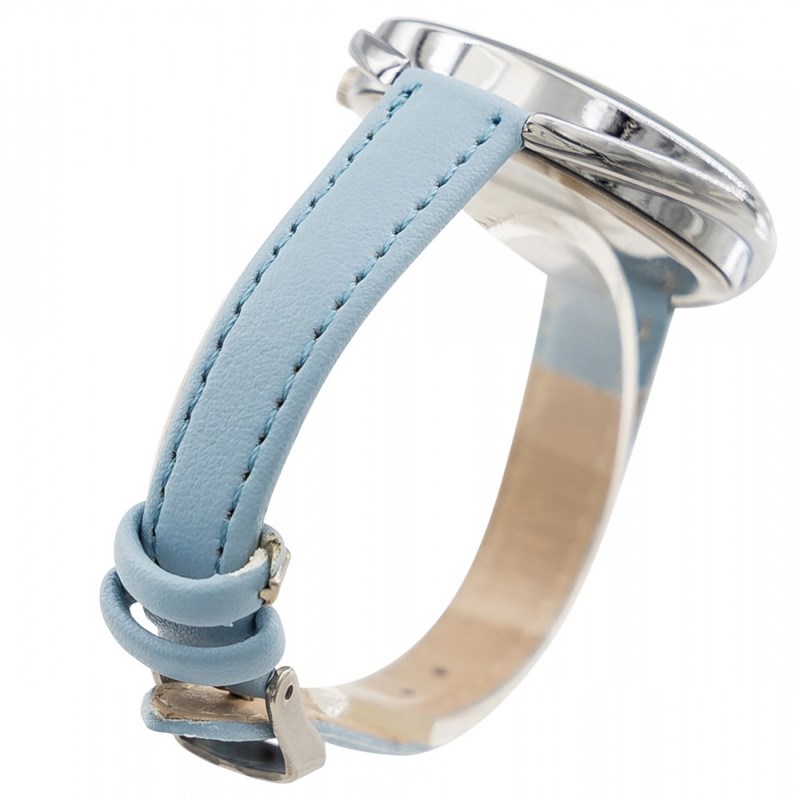 Montre Femme CHTIME bracelet Cuir Bleu