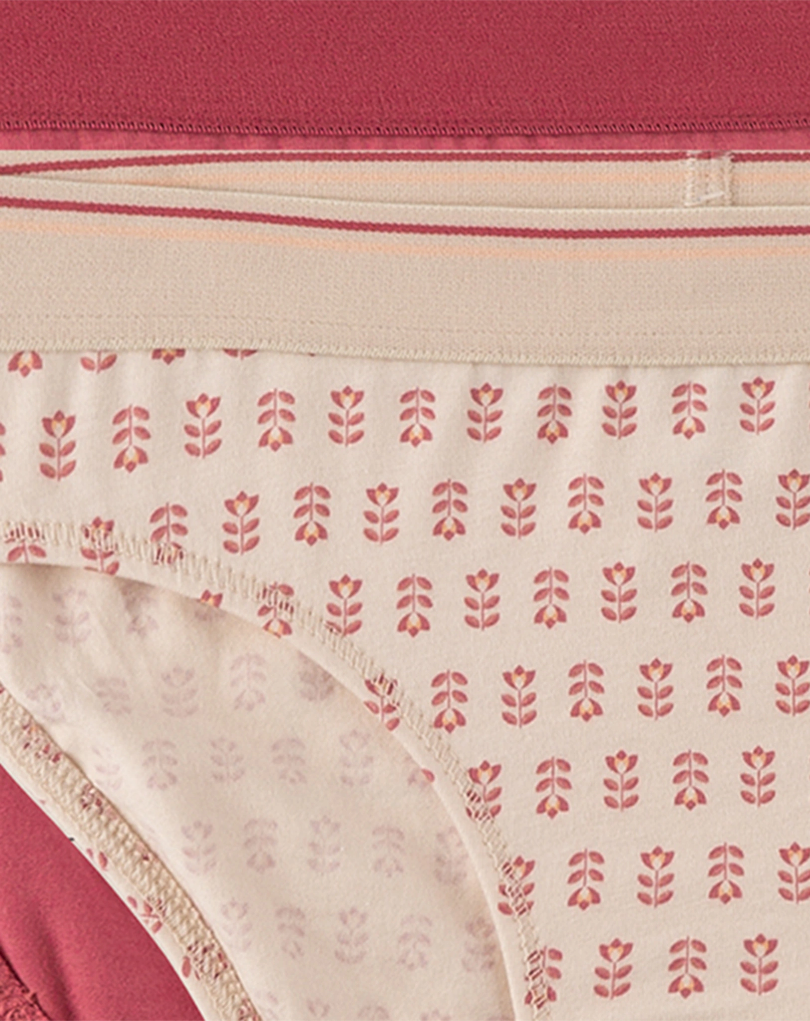 Slip RIO FLOWER PATTERN 2er Pack in rose