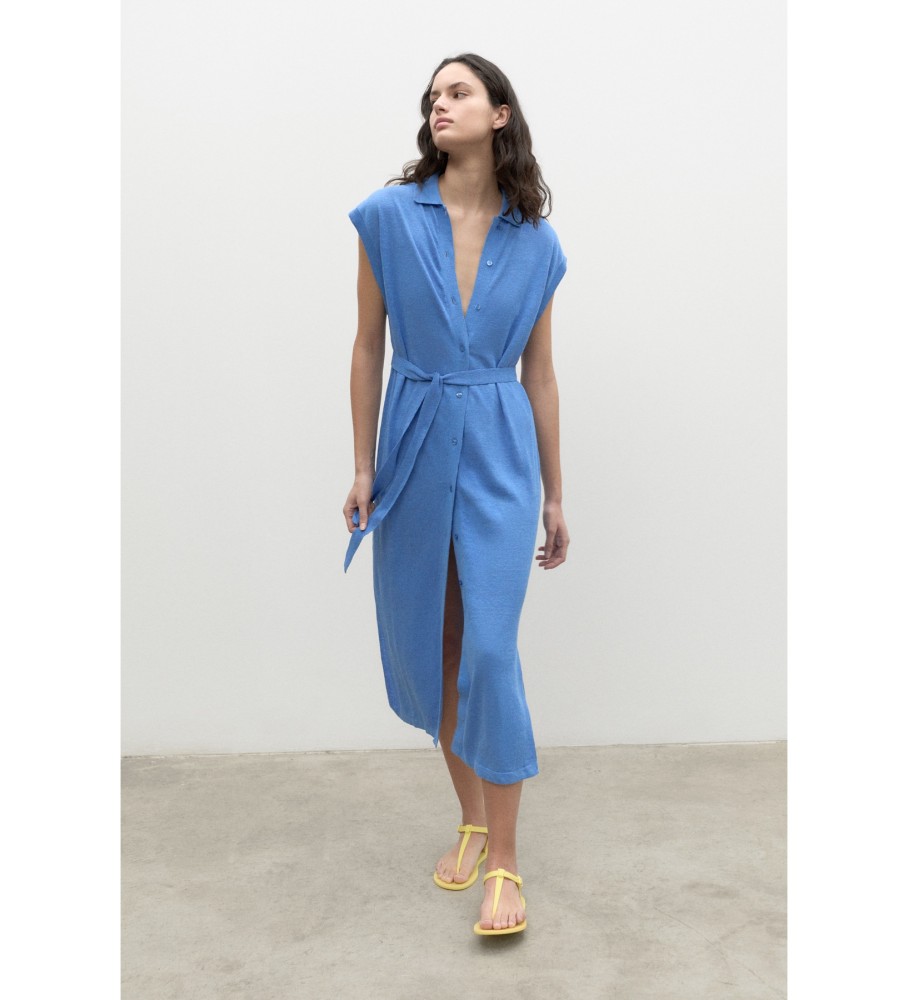 Vestido azul turquesa ECOALF