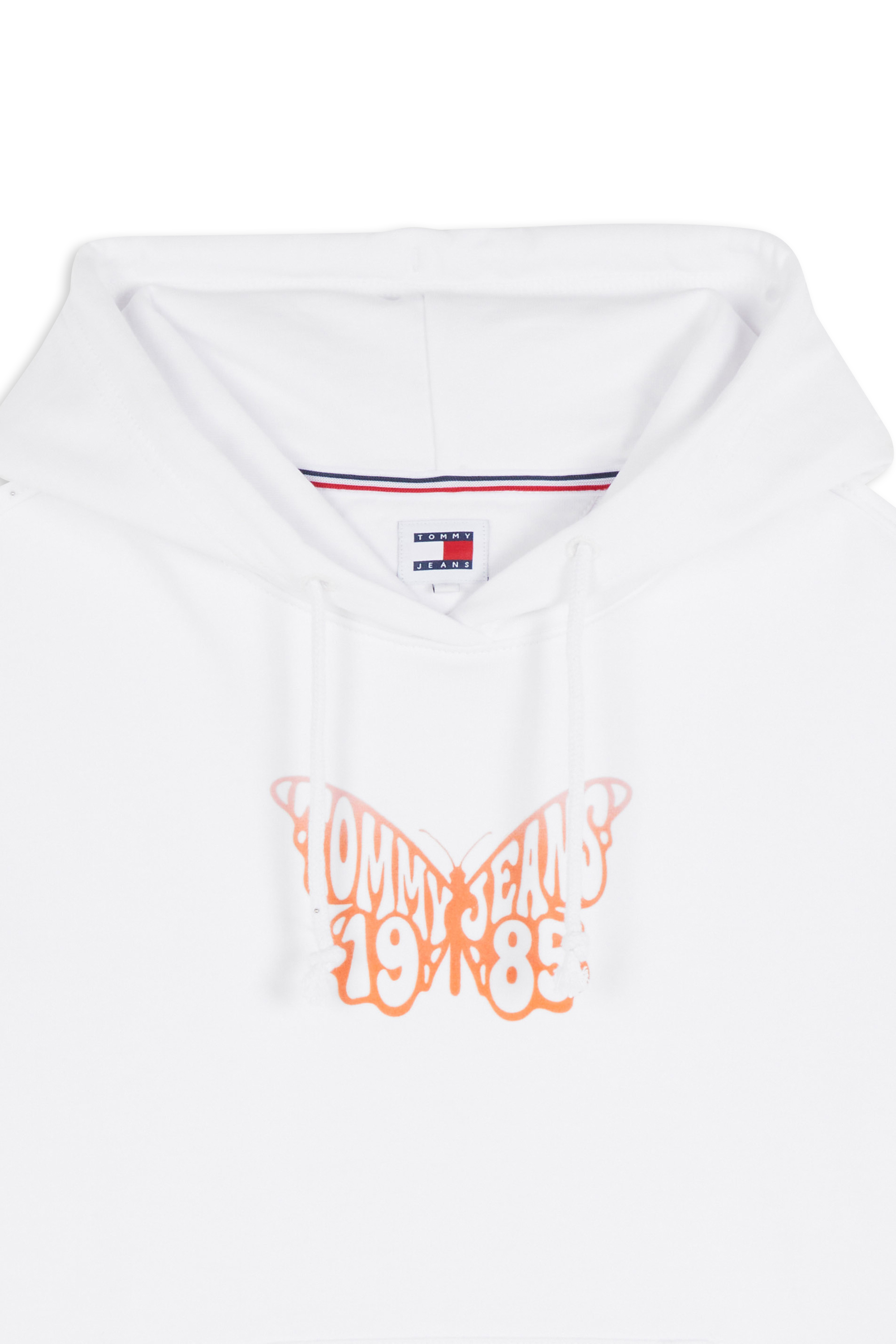 TOMMY JEANS Hoodie TJW BXY BUTTERFLY 85 Blanc