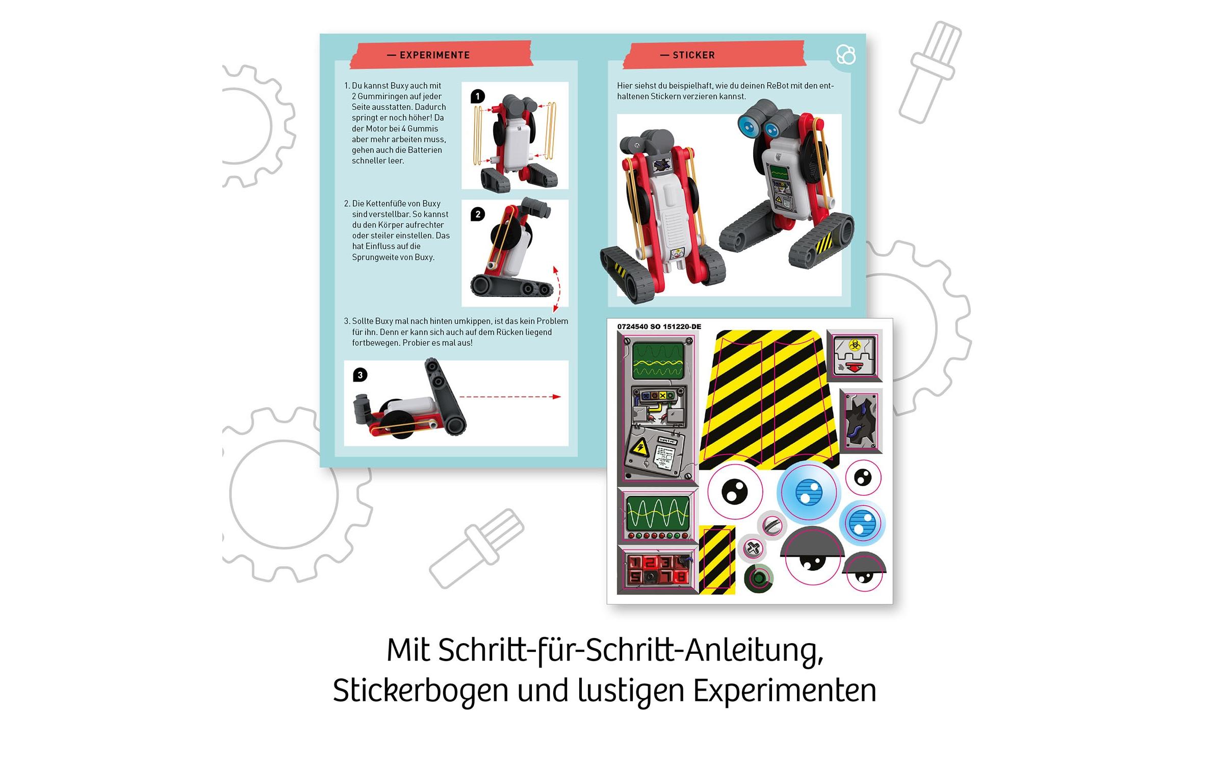 Experimentierkasten ReBotz: Buxy der Jumping-BotDie Robo-Gang zum Sammeln und kombinieren