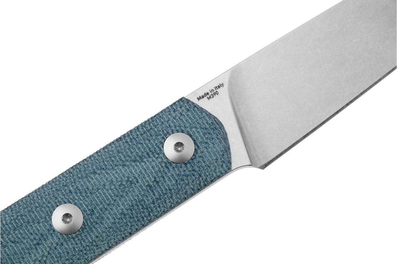 StraightLine Erny ER-DC Denim Canvas Micarta, vaststaand mes