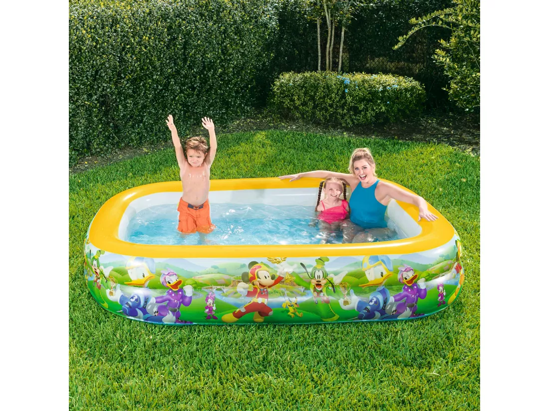 Piscine Gonflable pour Enfants Bestway Mickey and the Roadster Racers Family 262 x 175 x 51 cm
