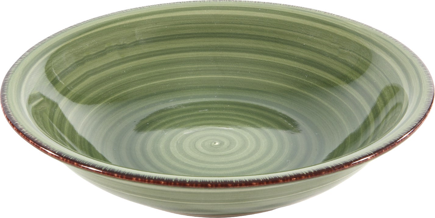Kerstbord diep groen D 21 cm