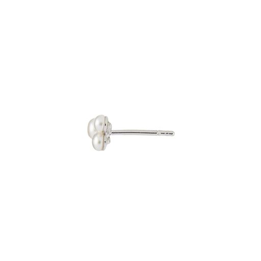 Stine A Pearl Ørering, Rhodineret Silver
