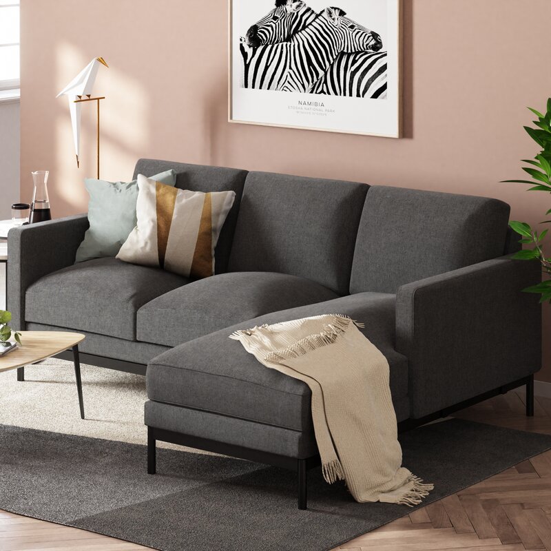 77&prime;&prime; Wide Reversible Sofa & Chaise
