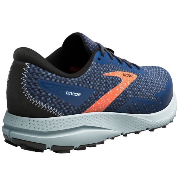 Chaussure trail BROOKS DIVIDE 4 BLUE/NAVY/FIRECRACKER