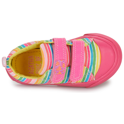 Agatha Ruiz de la Prada - ZAPATO LONA RAYAS - Rose / Multicolore
