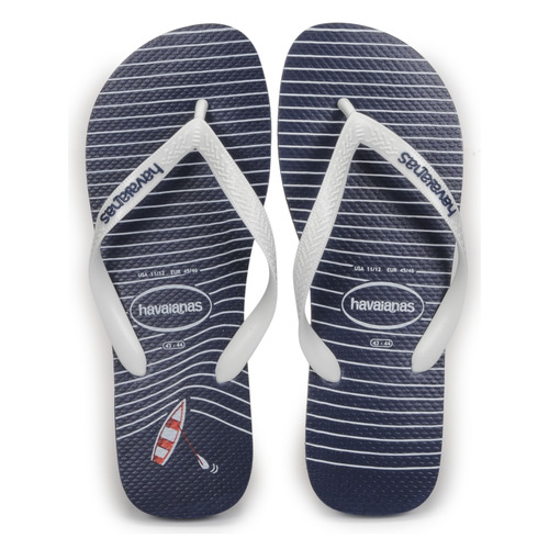 Havaianas - TOP NAUTICAL - Bleu / Blanc