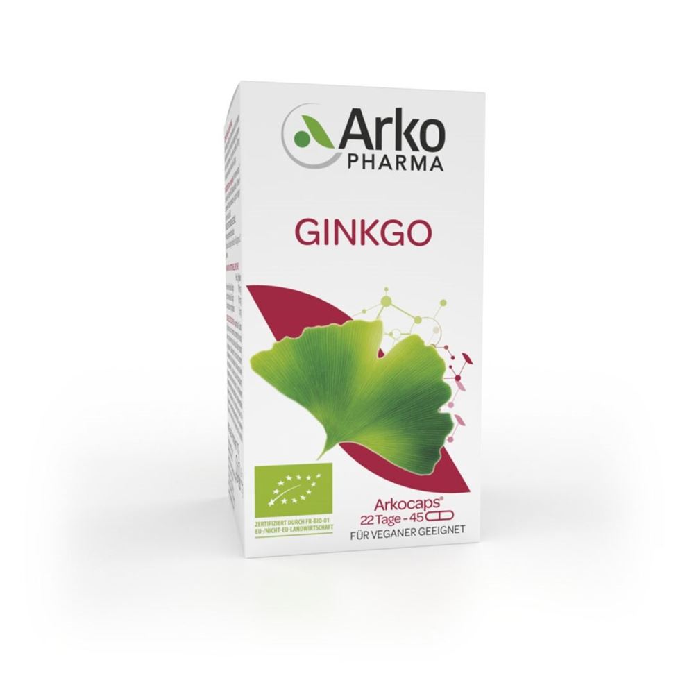 ARKOCAPS Ginkgo<br>45 Stück, Dose, Kapsel, Bio