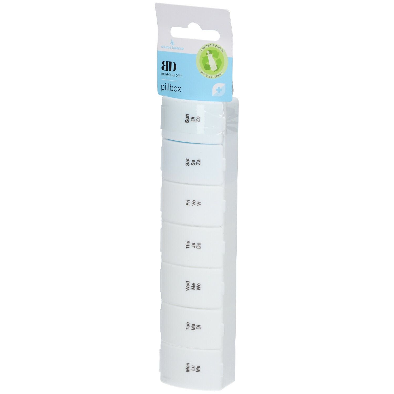 Pillendose matt 7 Fächer