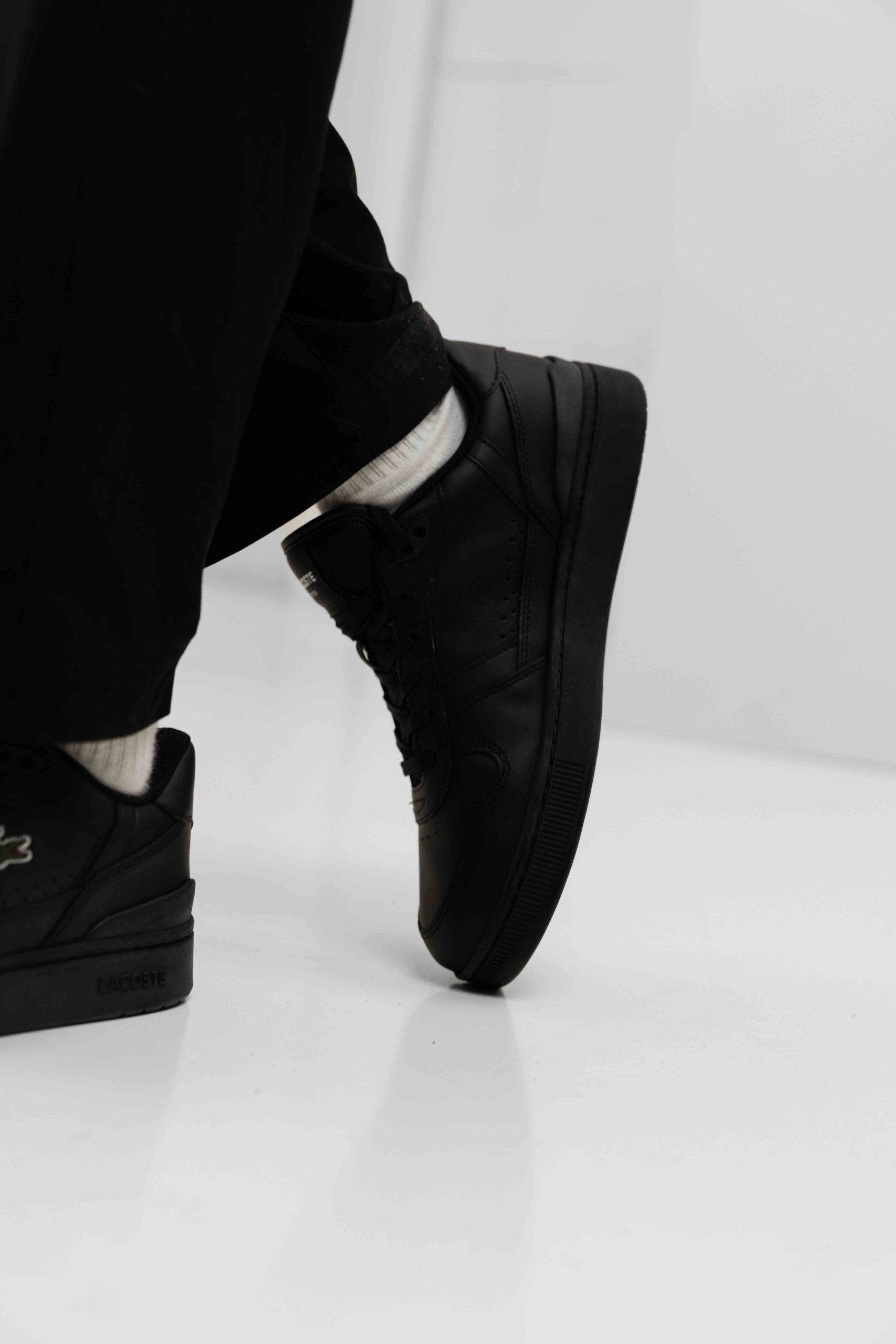 Lacoste T-Clip Sneakers Heren Zwart