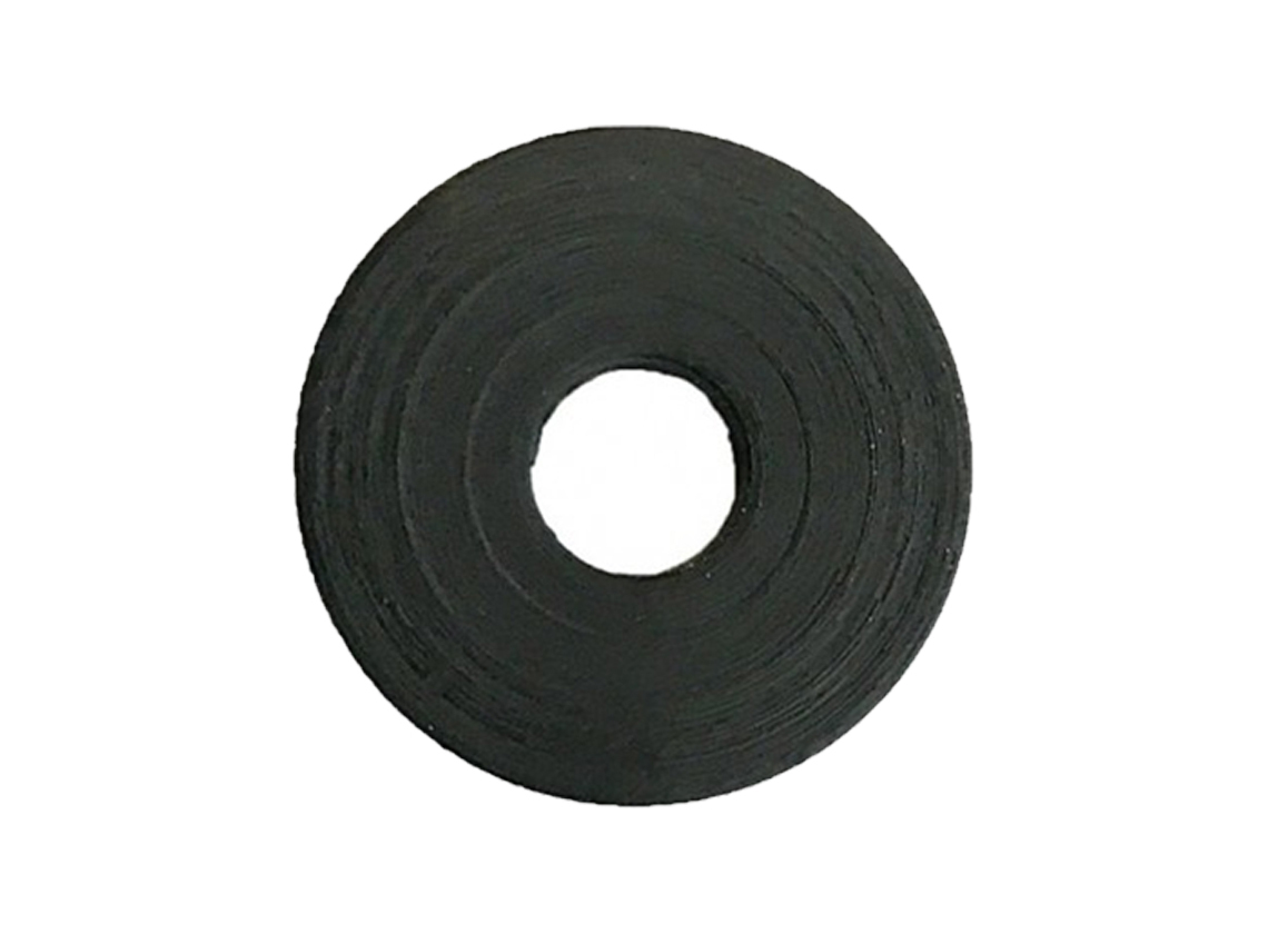 Obelink rubberring Shell 19 x 6 x 2 mm - 5 stuks