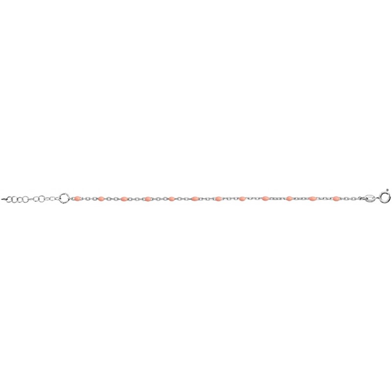 Bracelet argent - Olives roses