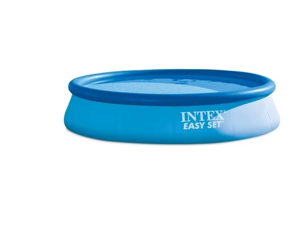 INTEX Easy Set 26166NP - 457 x 107 cm - Inkl. Pumpe, Stige, Cover & Underlag 12.430 L