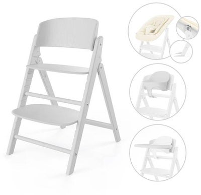 Cybex Click & Fold Matstol 4-in-1, All White