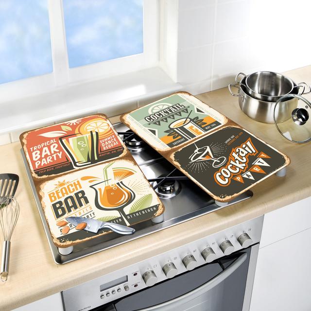 Herdabdeckplatte 30 x 52 cm, 2er-Set