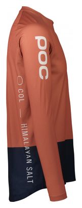 Maillot Manches Longues Poc MTB Pure Rose/Bleu marine