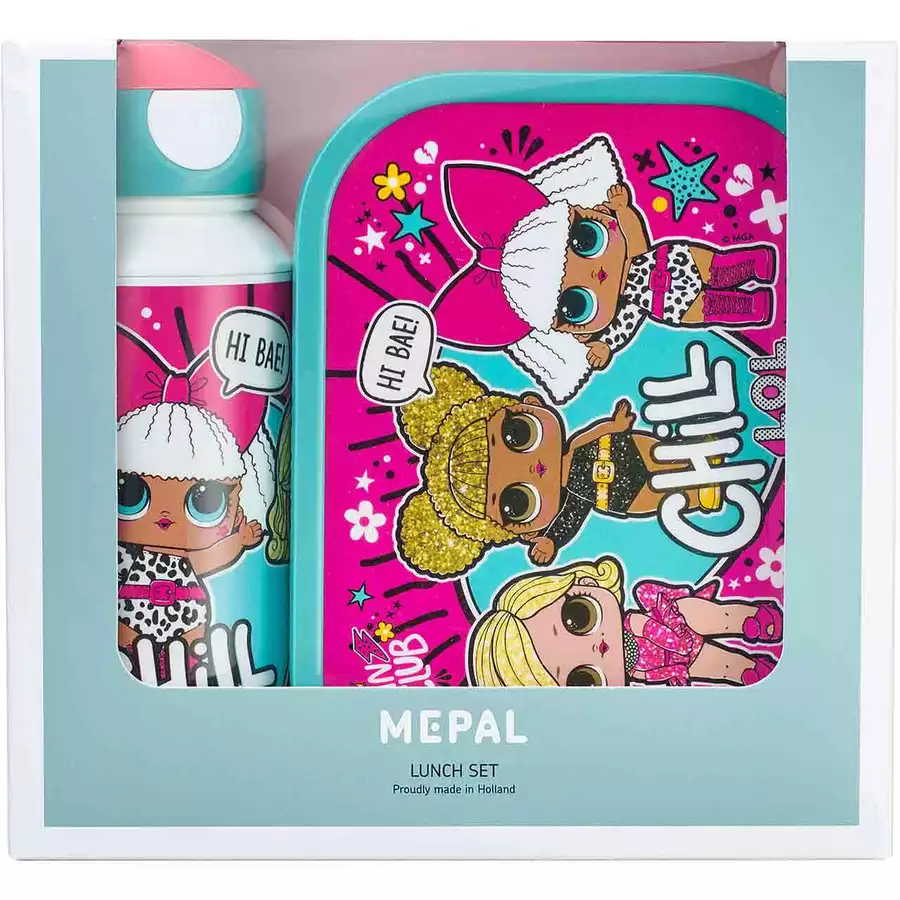 Mepal Lunchset Campus 400 ml + 700 ml 2er Set türkis-pink