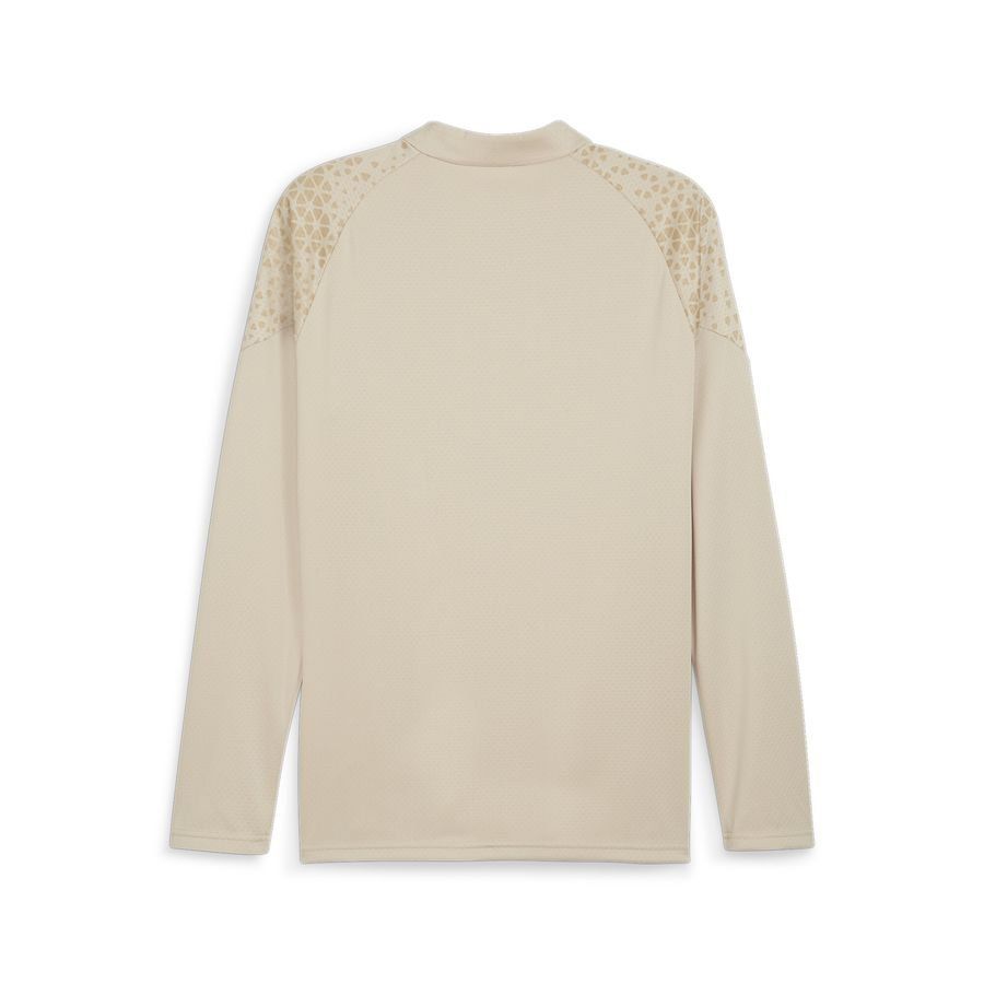 Marseille Maillot d'Entraînement Fermeture Éclair 1/4 - Beige