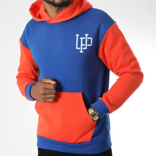 Sweat Capuche UY941 Bleu Roi Orange
