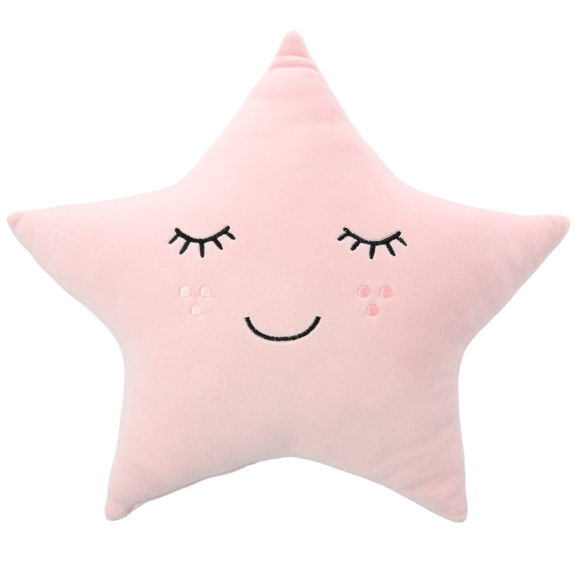 Topomini Sternkissen in weicher Qualität rosa