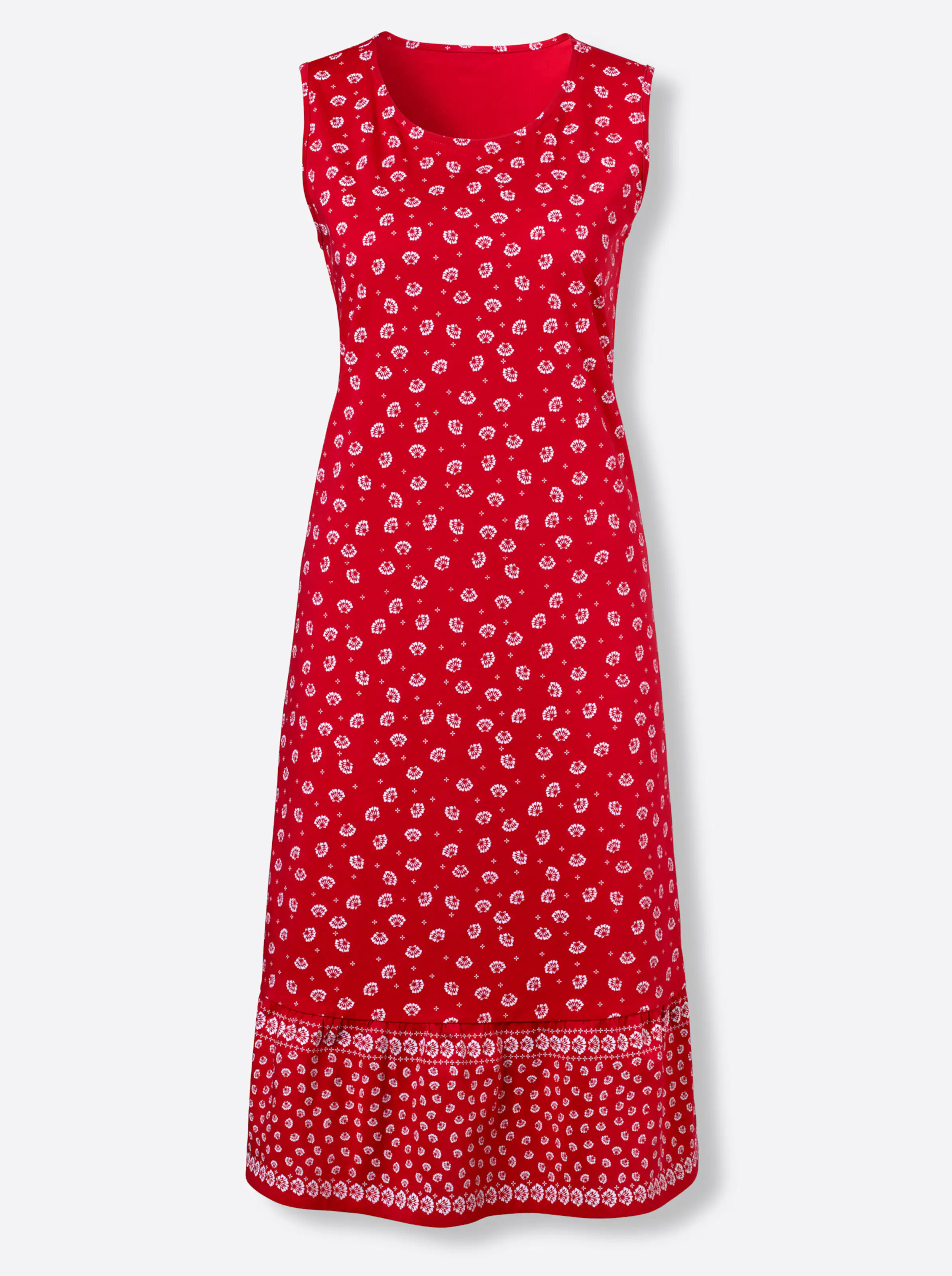 Jerseykleid in erdbeere