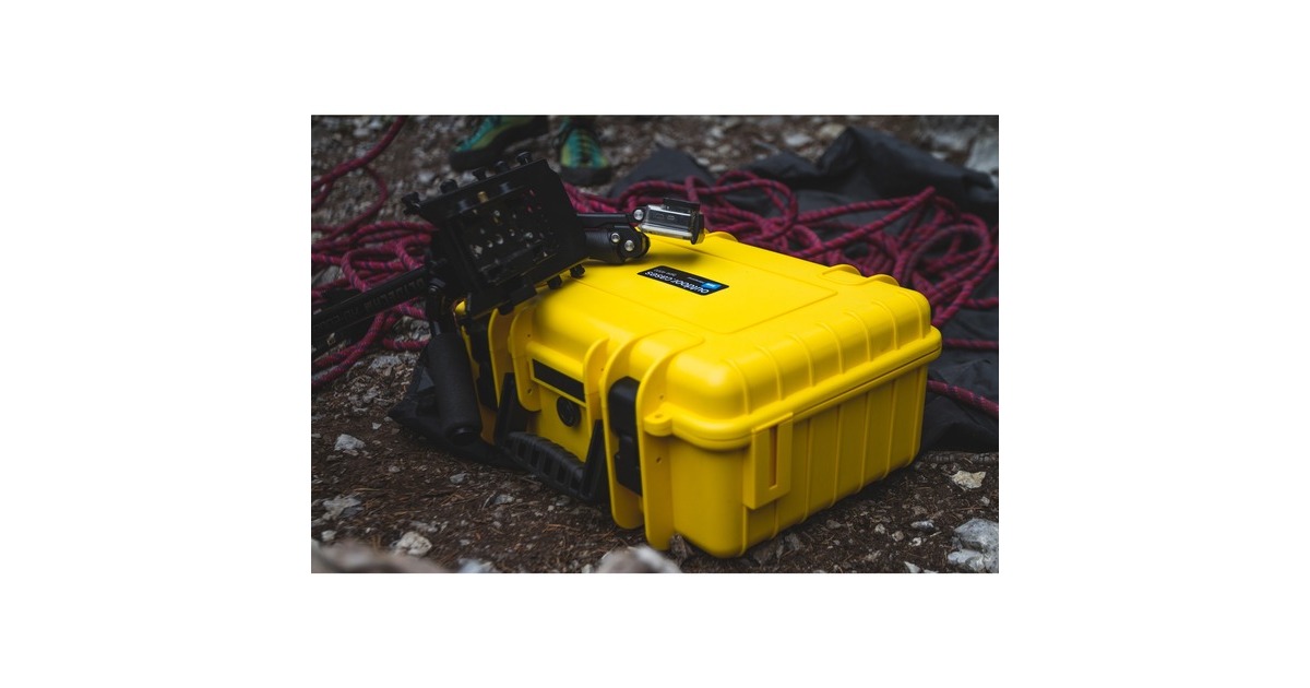 B&Woutdoor.case type 4000 DJI Mavic Air 2 koffer  (Geel)