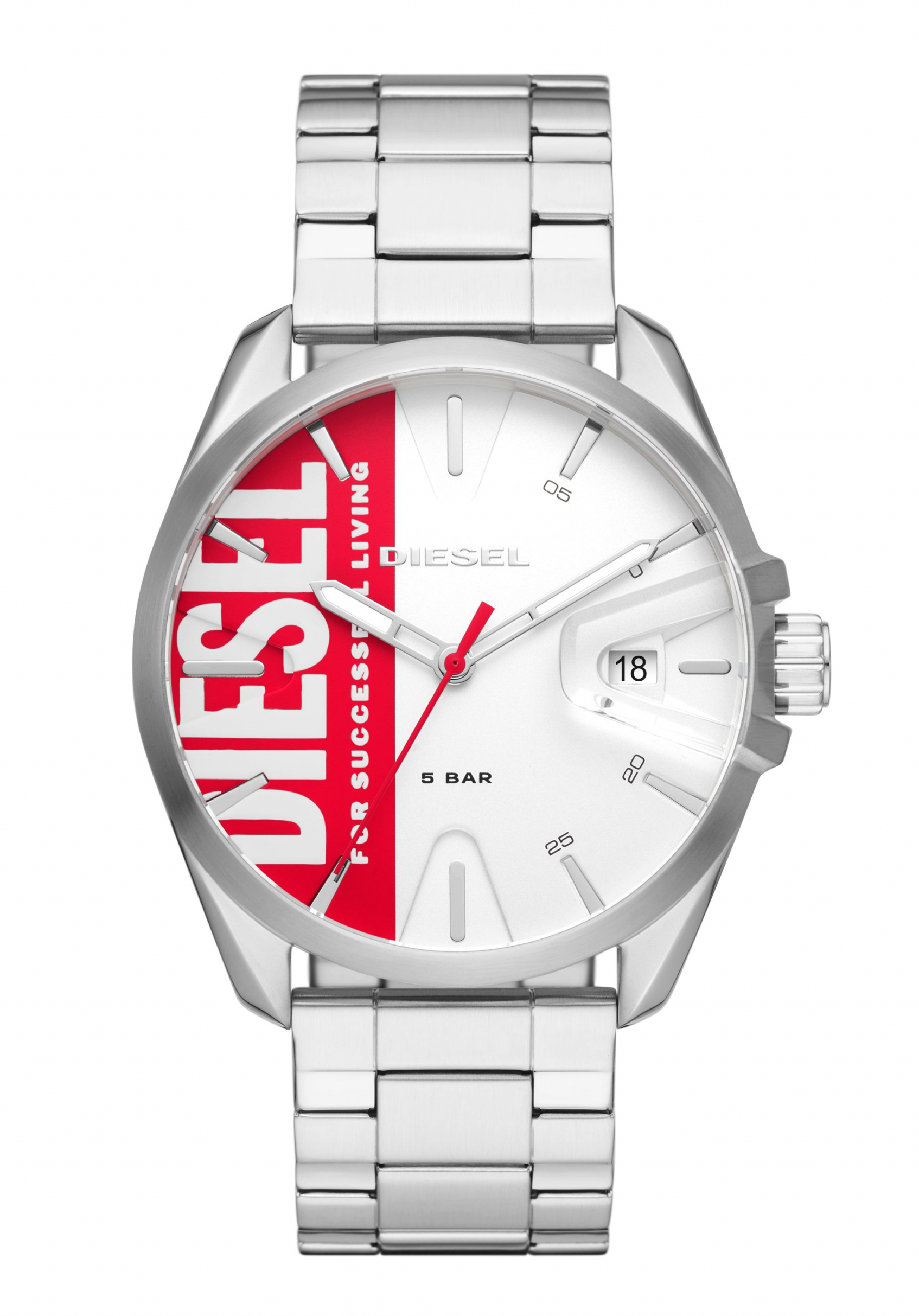 Diesel Herrenuhr MS9 Weiß DZ1992