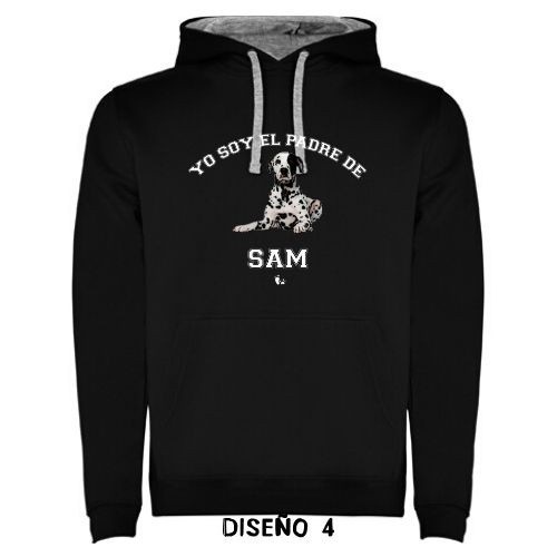 Moletom preto personalizado para universidade
