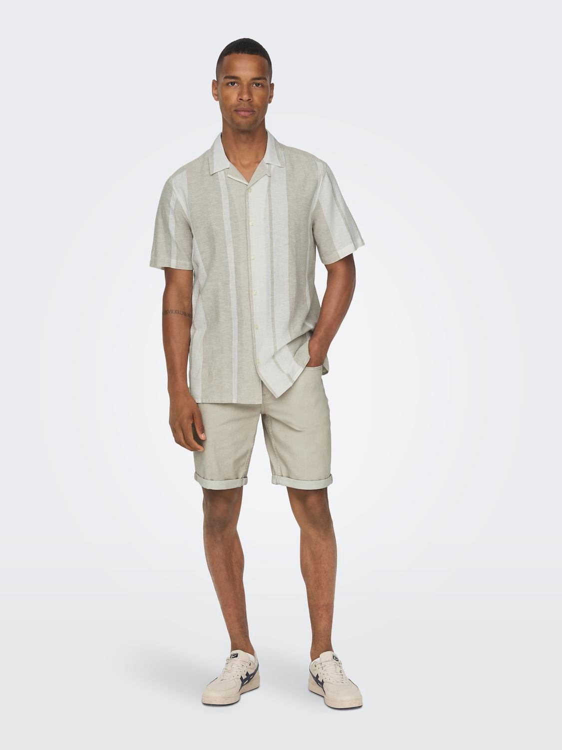 ONSCAIDEN Hemd Vintage Khaki