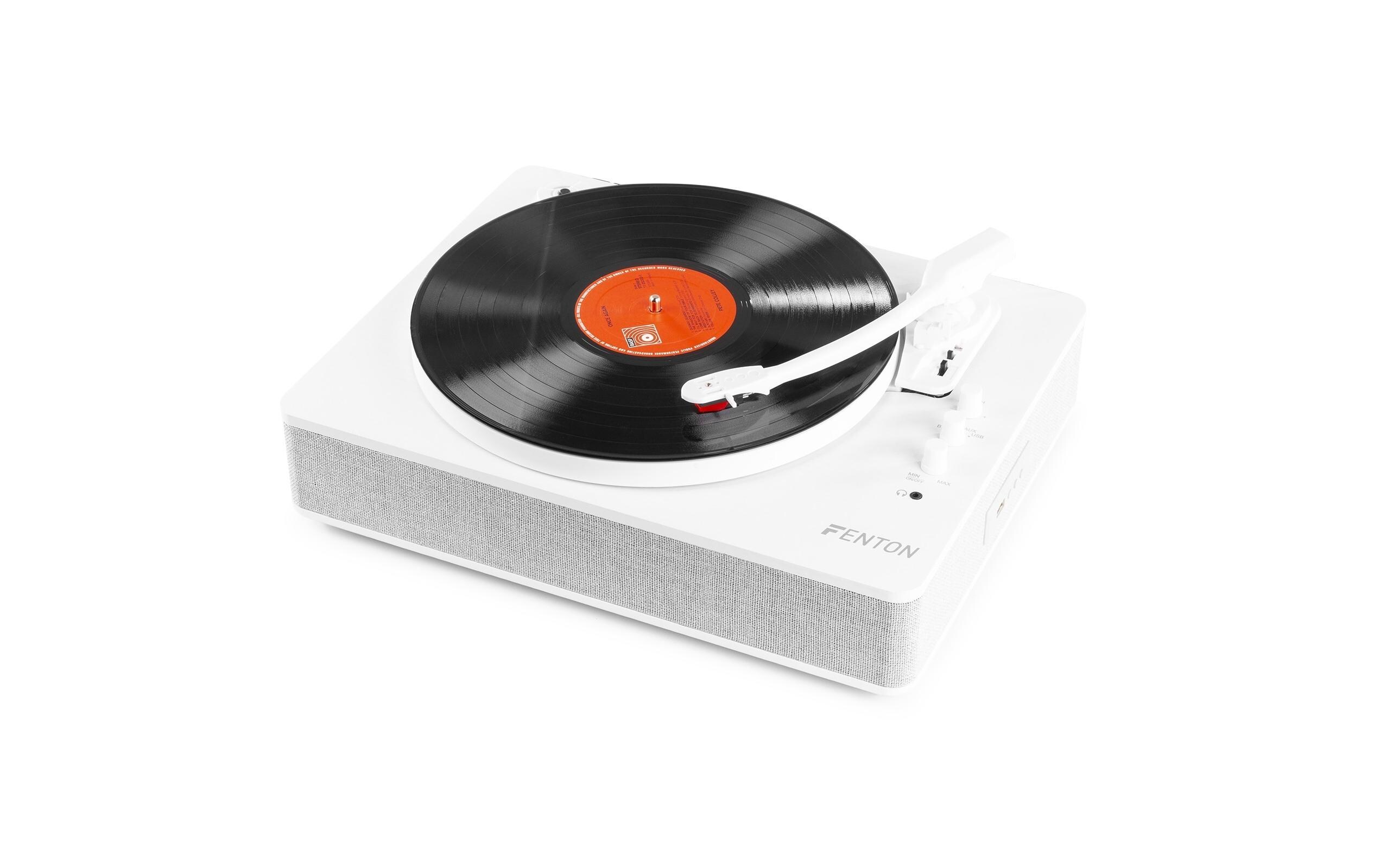 Plattenspieler mit Bluetooth RP162 Weiss<br>Retro Plattenspieler mit Bluetooth, USB-Player und Umwandlungsmöglichkeit für Schallplatten