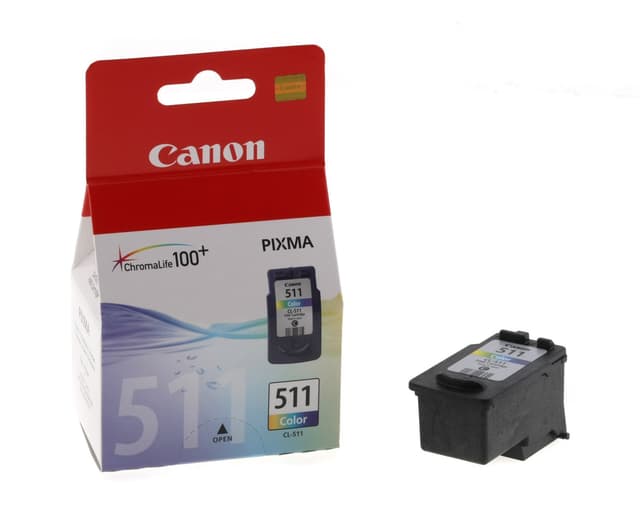 Canon blækpatroner CL-511 Cyan Magenta Gul