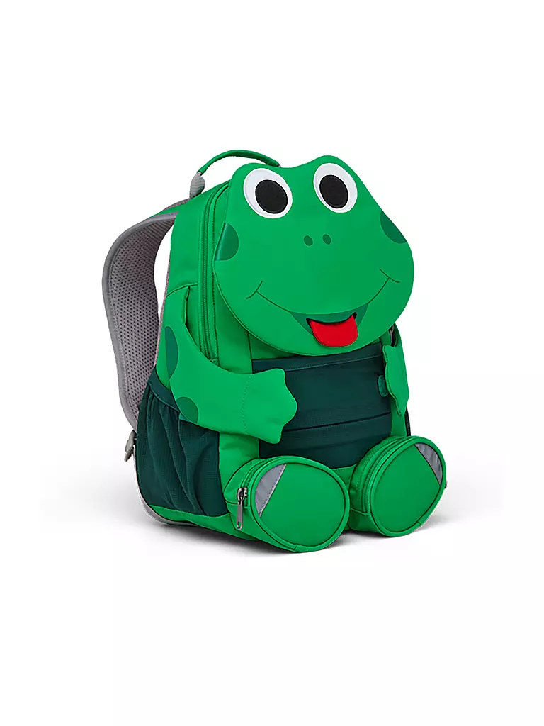 AFFENZAHN Kinder Rucksack Großer Freund - Frosch grün