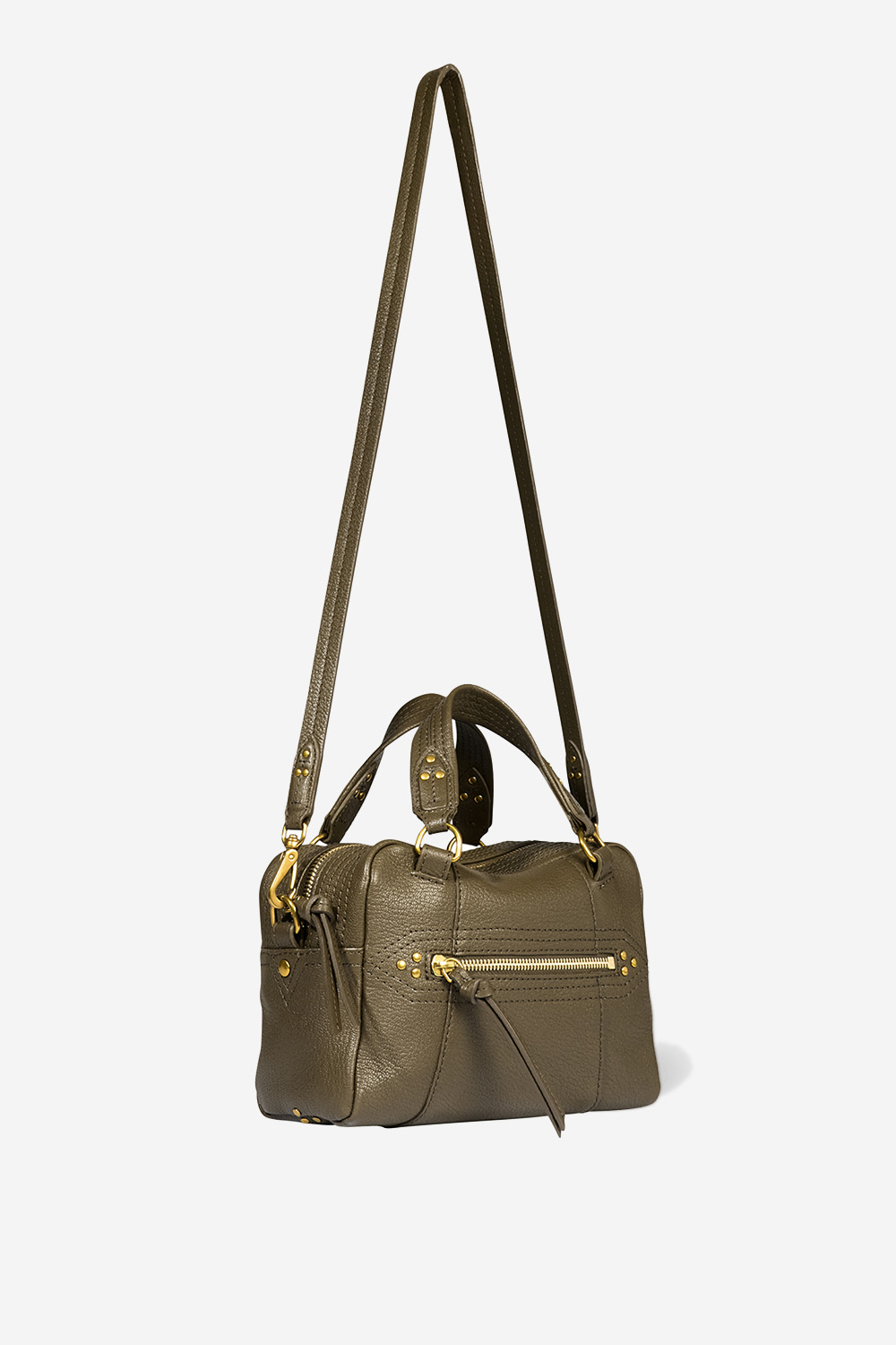 Lucky bowling mini leather crossbody