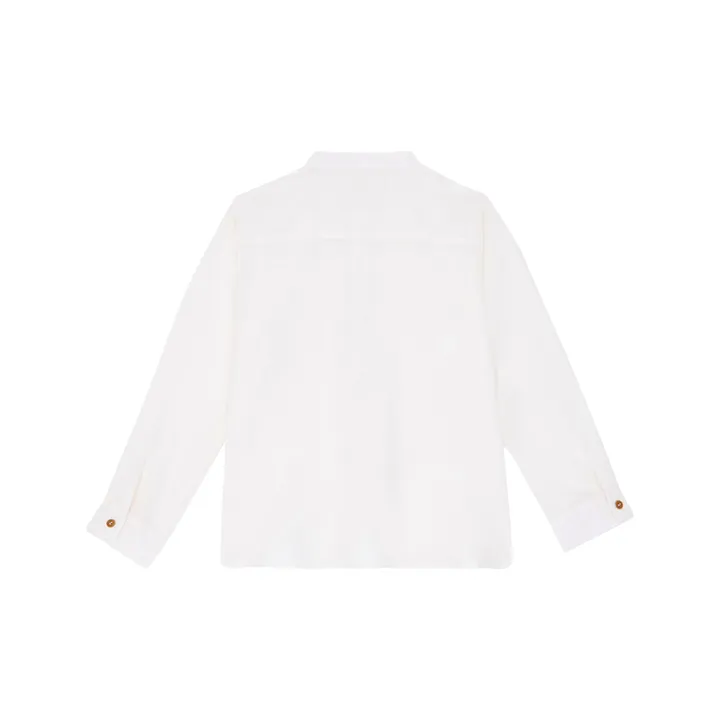 Zhoe & Tobiah Kurta en Lin | Blanc