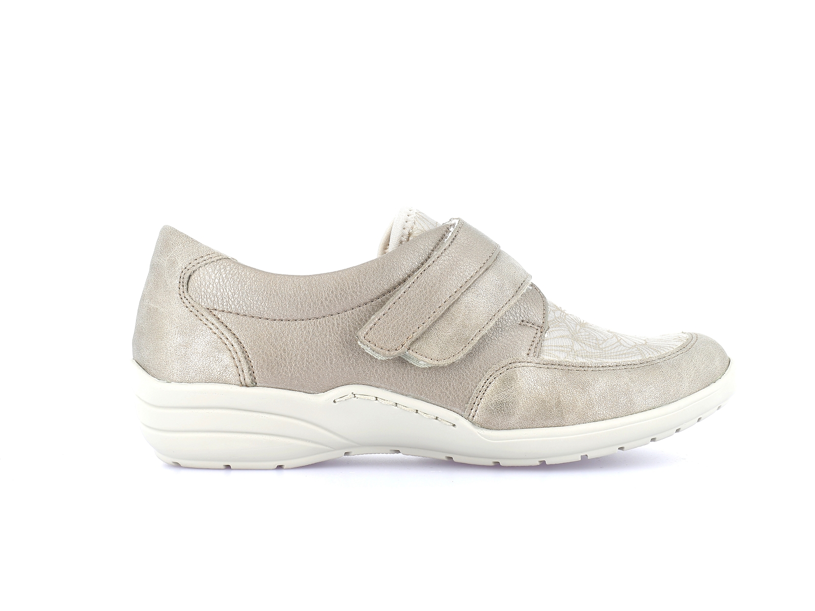 Remonte-R7600 Matières combinées Beige Or