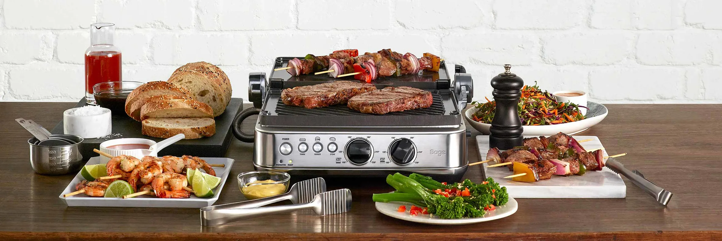 Sage SGR 700 The BBQ & Press Bordgrill