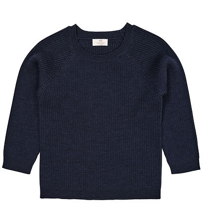Copenhagen Colors Bluse - Strik - Uld - Navy